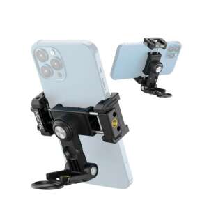  Multifunkcionalni držač za mobitel, TELESIN, kompatibilan sa iPhone, Samsung, Huawei, hladna cipela, 1/4 vijak, crna 103349448 - Elektronika