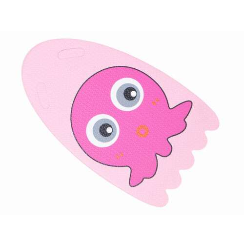 Rózsaszín polip mintás úszódeszka gyerekeknek, úszni tanuláshoz, úszó segédeszköz