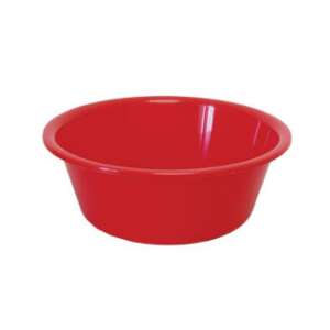 Piros műanyag mosdótál, 15 literes - Háztartási vödör & Tál