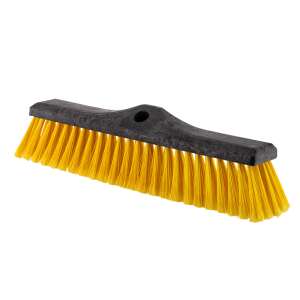 Bonus Bollox Heavy Duty seprűfej, 40 cm, sárga sörték, fekete műanyag nyél - Partvis & Seprű és Partvis fej