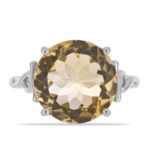 Ezüst gyűrű Ural citrinnel, Y55012/57 - Női kiegészítő