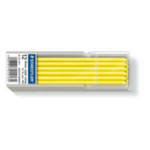 STAEDTLER Lumocolor 218 yellow erasable marker leads, 12 pack - Chalk