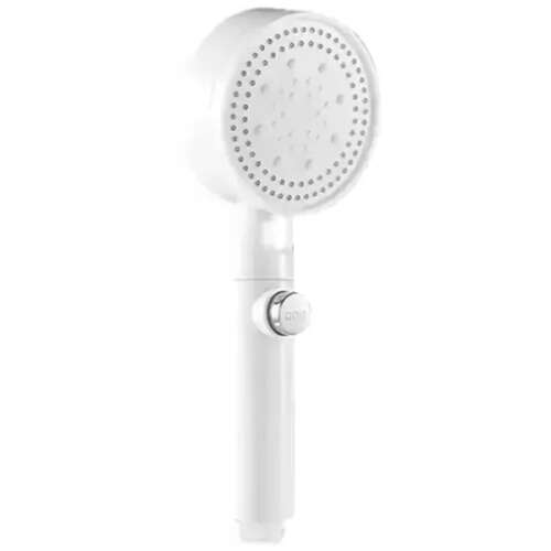 Fehér zuhanyfej 5 fúvókával