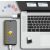 USB-C - USB-A OTG adapter használat közben, telefon és laptop összekötése adatátvitelhez