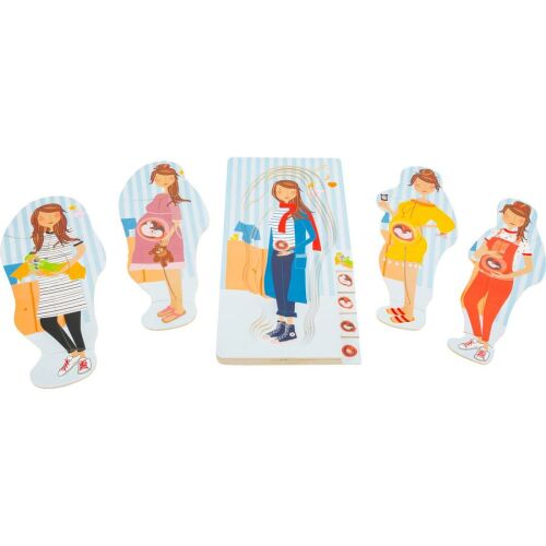 Réteges puzzle -  várandósság,baba születés - 28 db (Legler) 131547503