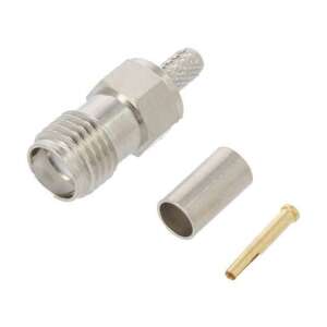 Telegartner SMA krimpelhető csatlakozó, H-155 J01151A1061, RF csatlakozó, krimpelhető csatlakozó, SMA csatlakozó, koaxiális csatlakozó - Csatlakozó