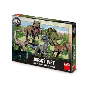 Jurassic World Brettspiel, Dinosaurierspiel für Kinder, Familienspielabend, Spaß für alle Altersgruppen - Dino