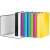 LEITZ Wow A4 Maxi 40mm D-ring binder, various colors, open, showing rings and spine