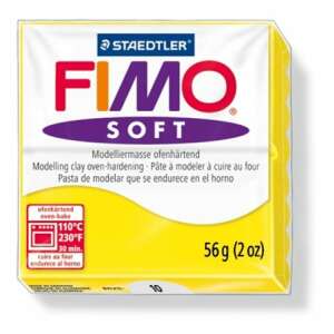 FIMO Soft Lemon Yellow Polymer Clay, 56g - Fimo