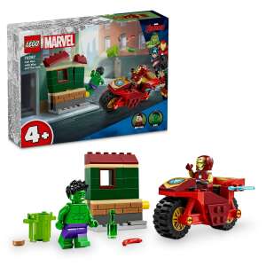 Lego Marvel Iron Man Cu Motocicleta Si Hulk 76287 106832290 - LEGO Super Heroes Marvel