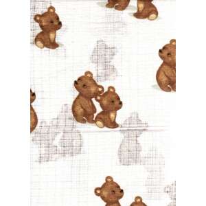 Mintás textil pelenka, 1 db-os, kicsi maci mintával - Textil pelenka