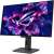ASUS ROG Strix OLED XG27AQDMG gaming monitor, 27 inch, Quad HD, 240Hz refresh rate, 0.03ms response time, HDR, FreeSync Premium, G-SYNC Compatible, OLED display, side view