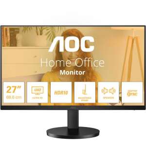 Monitor AOC U27B3AF 27 inci 4K Ultra HD cu HDR10, suport reglabil, difuzoare și Adaptive Sync - AOC
