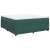 vidaXL sötétzöld bársony rugós ágy matraccal 200x200 cm 103377778
