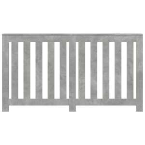 vidaXL husă pentru calorifer, gri beton, lemn asamblat, 149 x 20 x 82 cm, dulap pentru calorifer, husă pentru calorifer pentru living, husă pentru calorifer cu raft, husă pentru calorifer cu spațiu de depozitare - Inserții de șemineu