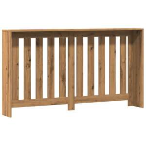 vidaXL mască radiator stejar artizanal cu raft superior - Inserții de șemineu