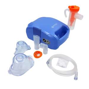 ORO-MED Oro-Family Plus nebulizer, blue, with accessories - Inhaler