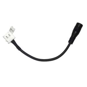 V-TAC LED szalag csatlakozó, 5050 nő, fekete kábel, LED szalagok összekapcsolásához - V-TAC