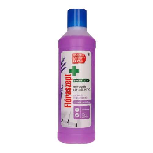 Flóraszept Botanitech Curățător dezinfectant cu lavandă, sticlă de 1L