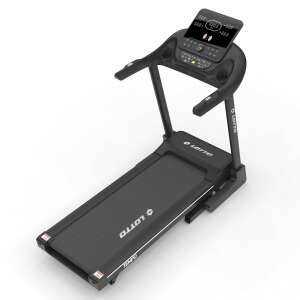 Lotto Tempo elektromos futópad, Fitshow/Kinomap/Zwift bluetooth, 2, 5 LE motor, 18 fokozatú motoros lejtő, maximális felhasználói súly 130 kg, futófelület 140*45 cm, összecsukható