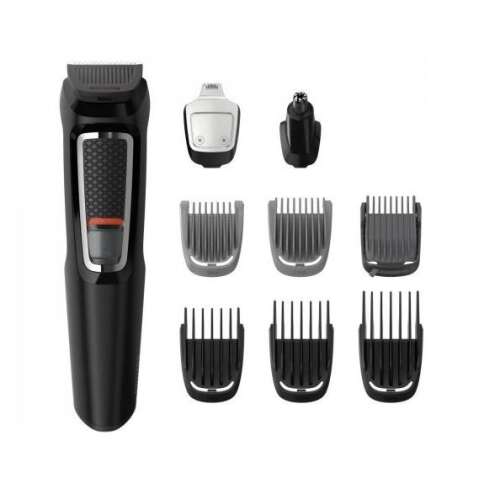 Philips Series 3000 Multigroom MG3740/15 black beard trimmer with attachments