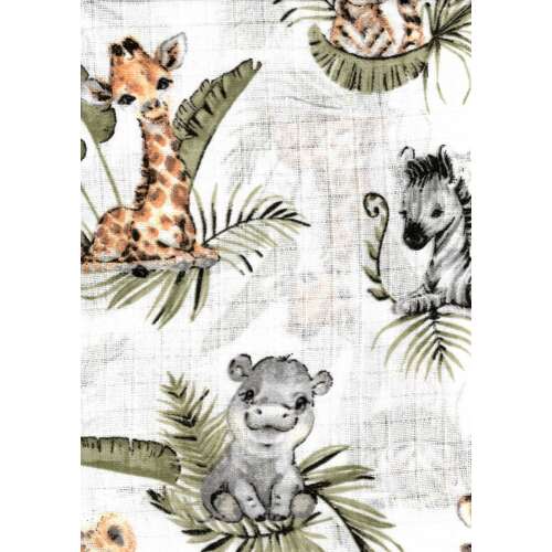 Babapelenka - Szafari Állatok - Pamut - 60x80cm