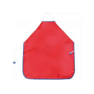 PlayBox piros és kék gyerek festőkötény, 65cm hosszú, vízálló, állítható nyakpánt, hátul köthető - Playbox