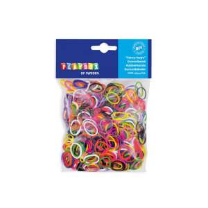 Playbox Svédország 1000 darabos színes gumiszalag készlet karkötők, nyakláncok és egyéb kézműves alkotások készítéséhez - Playbox