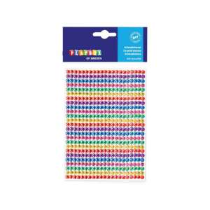 PlayBox: Öntapadós színes strasszko 525db 5mm 103414097 - Kunst & Hobby