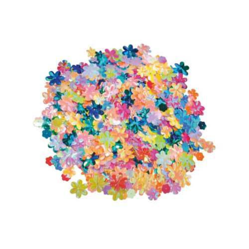 PlayBox: 250g színes virág alakú flitterek