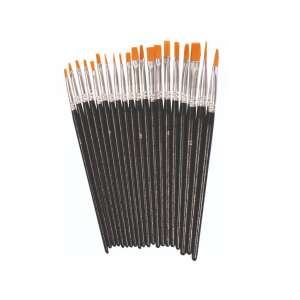 PlayBox 20 darabos lapos ecsetkészlet, ideális akril és olajfestéshez - Playbox