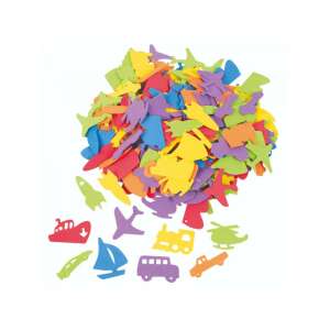 PlayBox Habszivacs Jármű Forma Szett, 250 darab, színes, kézműveskedéshez, játékhoz és dekorációhoz - Playbox
