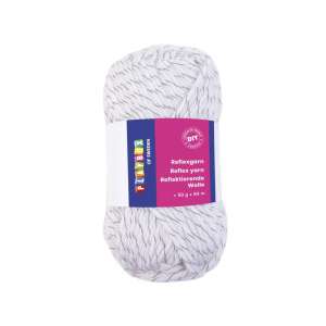 PlayBox fehér reflexfonal, 50g, 84m - Fonal