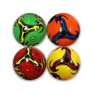 Set mit 4 bunten Fußbällen, 23cm, mit Feuerdesign - Sport & Freizeit