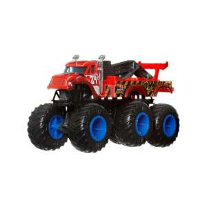 Hot Wheels Monster Trucks: Big Rigs camion cu șase roți The 909, scară 1:64 - Mattel 103414509 - Maşinuţe