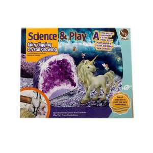 Science & Play Feen Graben Kristallwachstum Kit, züchte deine eigenen Kristalle mit diesem lustigen und sicheren Wissenschaftskit - Wissenschaftliche und Entdeckerspiele