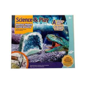 Science & Play Dinosaurier Graben Kristallwachstum Kit, züchte deine eigenen Kristalle, wissenschaftliches Experiment, STEM Spielzeug - Wissenschaftliche und Entdeckerspiele