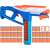Nerf N-Series Infinite Blaster, albastru, alb, portocaliu, cu 80 de săgeți, vedere frontală