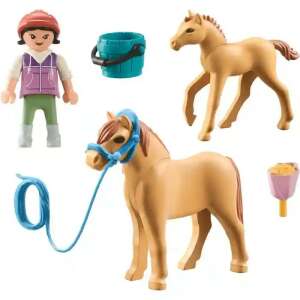 Playmobil Caii Cascadei 71498 Bebeluș cu ponei și mânz 103415505 - Jocuri creative și de construcție