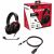 HyperX Cloud III Gaming Headset, DTS Headphone:X Spatial Audio, 53 mm drivers, detachable microphone with metal mesh, noise cancellation and LED indicator, 3.5 mm jack, USB-C, USB-A, memory foam earcups, multiplatform, black/red 103415917