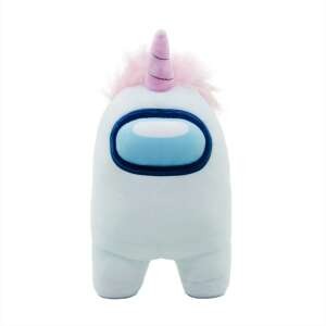White Among Us plush figure with unicorn horn, 30 cm - YuMe