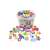 Playbox mixed foam shapes in a bucket, colorful foam shapes for crafts and activities