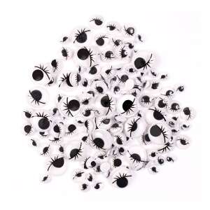 Playbox Self-Adhesive Googly Eyes, 140 pieces, assorted sizes - Playbox