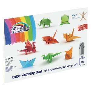 Fiorello A3 blok rysunkowy kolorowy, 16 arkuszy, do rysowania, szkicowania i rękodzieła - Narzędzie do rysowania