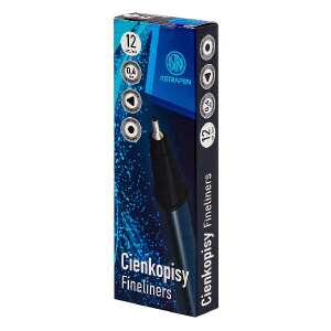Tűfilc ASTRA PEN 0,4 mm fekete 103418172 - Toll & Ceruza