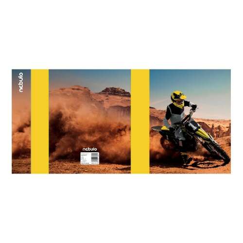 Nebulo A5 füzetborító, Cross Motor dizájn