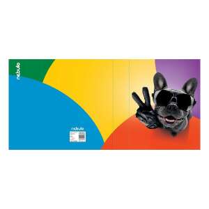 Nebulo A5 füzetbox, cool bulldog mintával, karton, 175 x 225 mm, 40 mm gerinc - Füzetbox