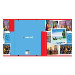 Nebulo A4-es füzetmappa Thaiföld mintával - Füzetbox