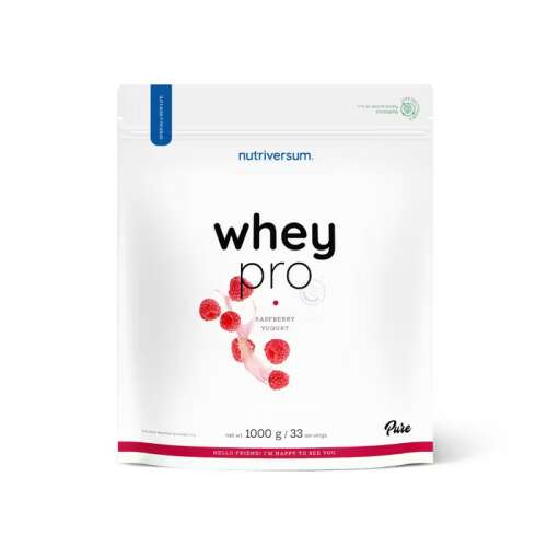 Nutriversum Whey PRO 1000 g - Málna-joghurt 103421516
