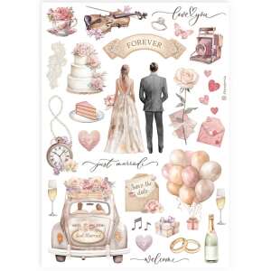 A4 rizspapír csom.- Esküvő